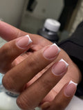French Gel on Hands