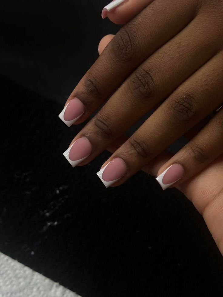 French Gel on Hands