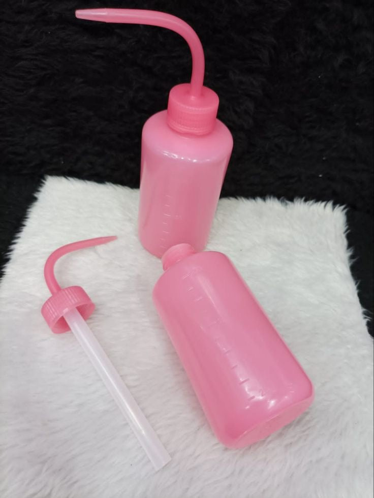 Nail Wash Squeeze Bottles – Pink (Set of 2)