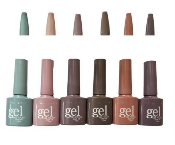 Gel Nail Polish Set – Earthy Neutrals