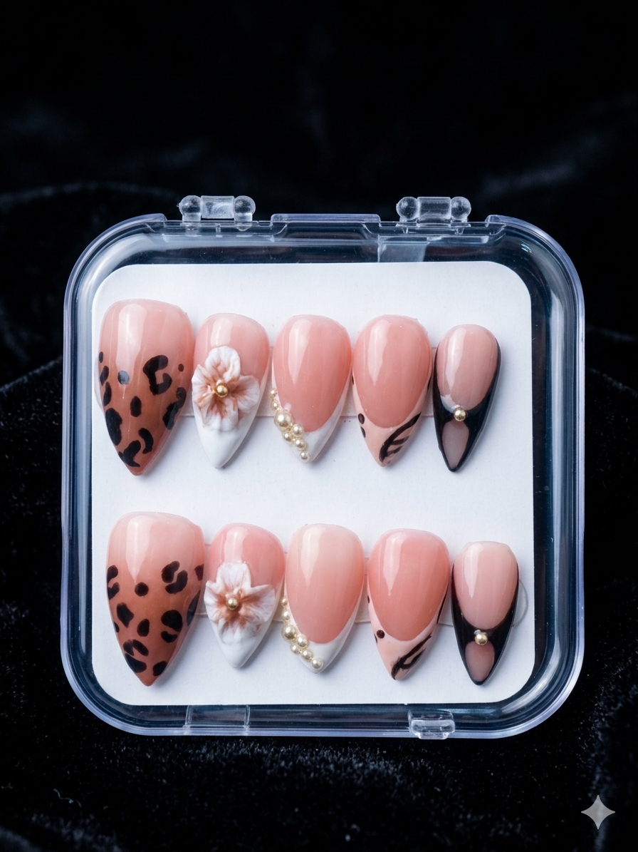 Tropical Glam Press-On Nail Set