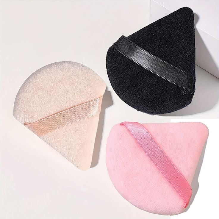 Triangle Powder Puff Set – 3 Pack
