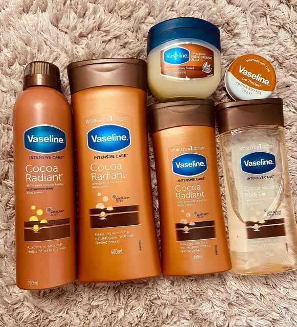 Vaseline Intensive Care Cocoa Radiant Range