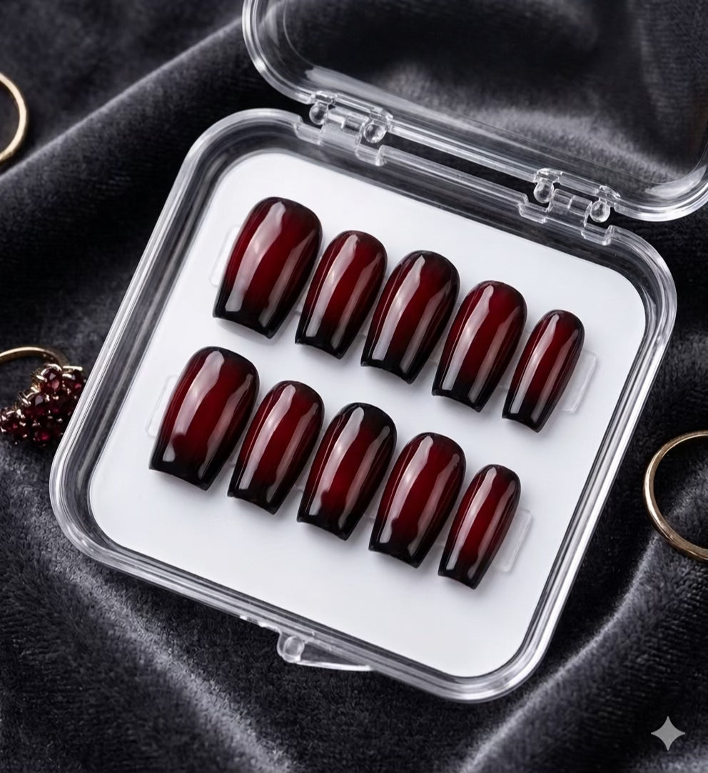 Dark Cherry Glam Gel Set